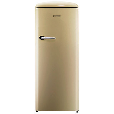 Gorenje ORB153 Freestanding Fridge, A+++ Energy Rating, Right-Hand Hinge, 60cm Wide Cream
